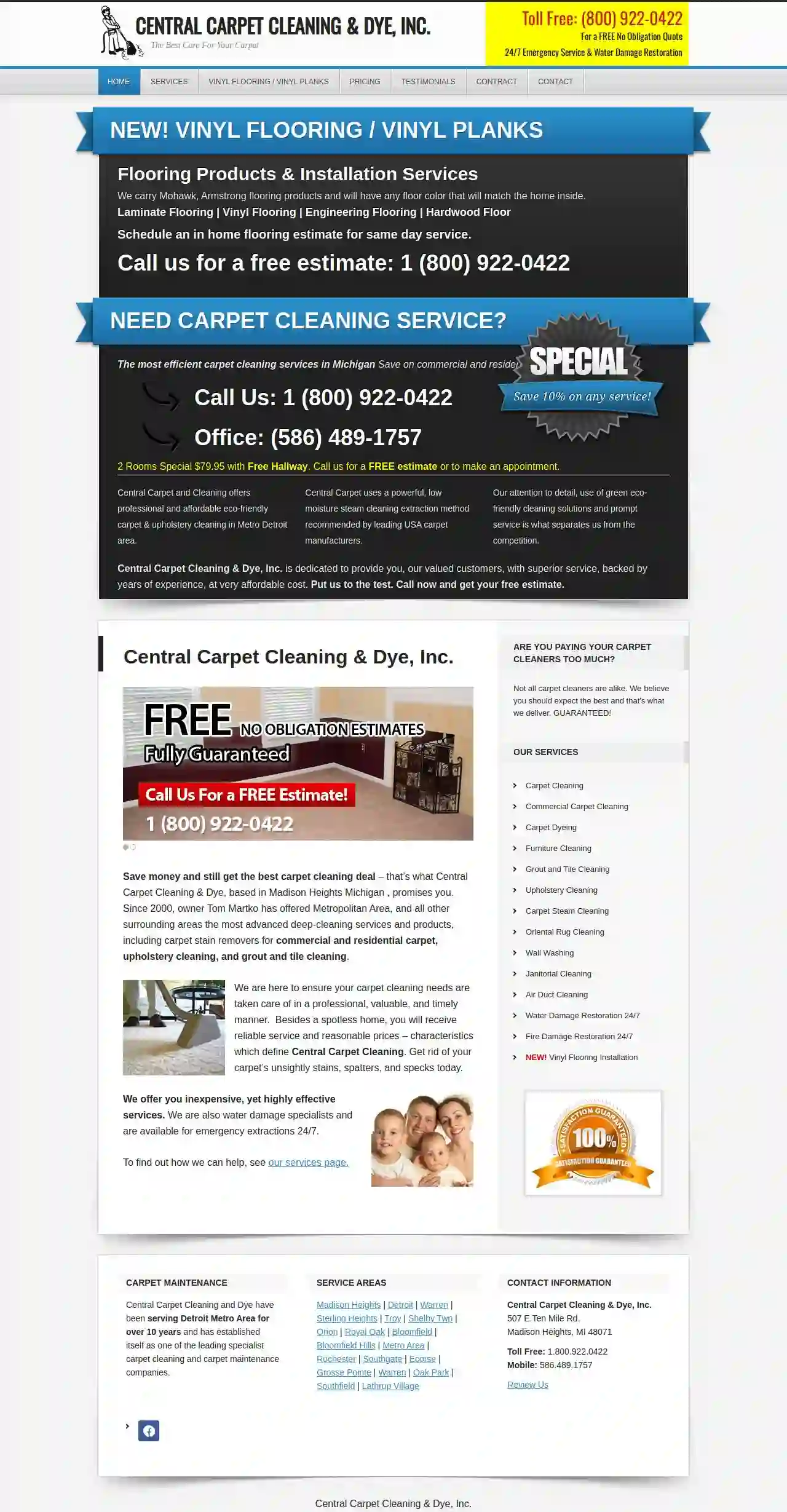 Central Carpet Cleaning and Dye