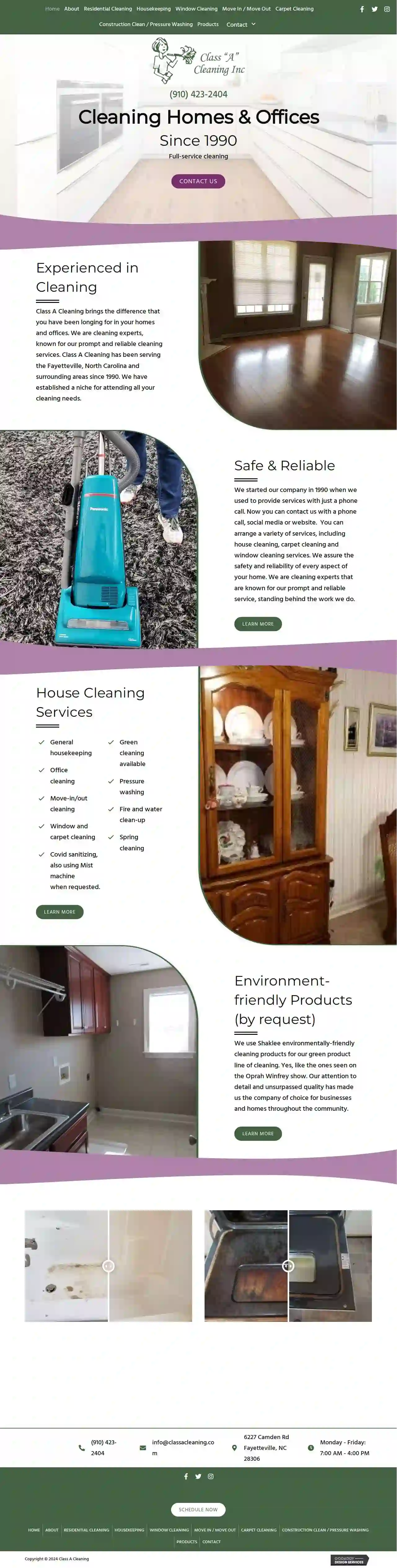 Class A Cleaning Inc