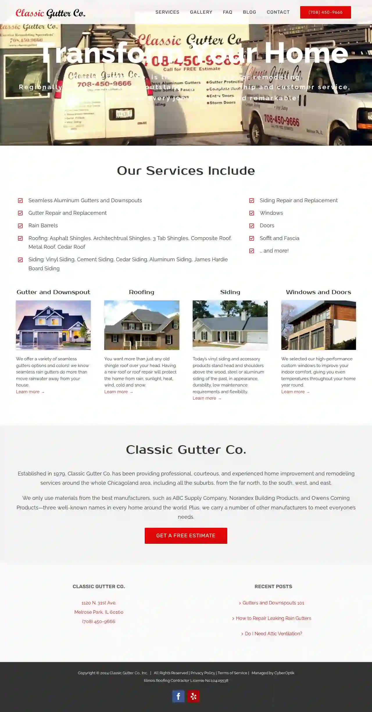 Classic Gutter Company, Inc.