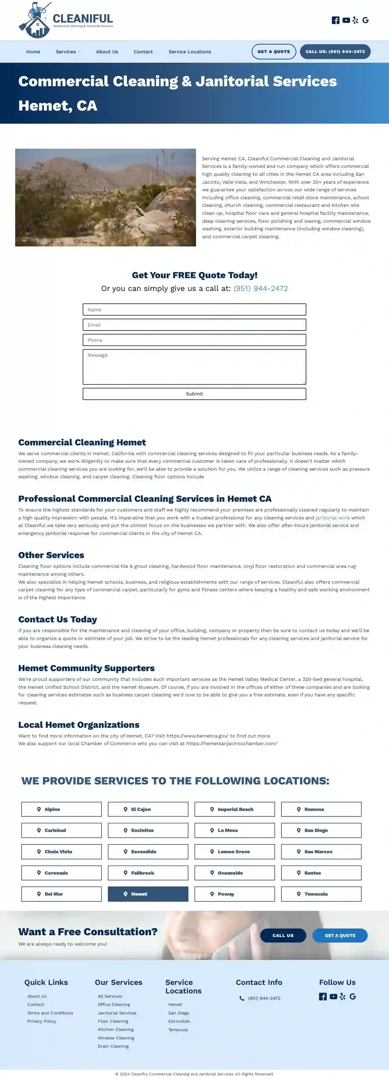 Cleaniful Commercial Cleaning & Janitorial Services - Hemet