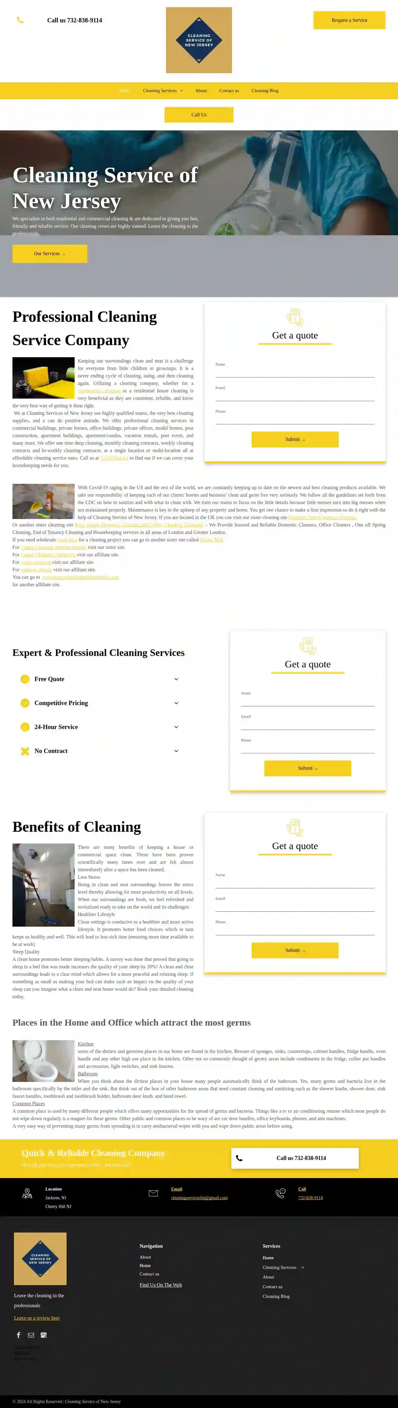 Cleaning Service of New Jersey