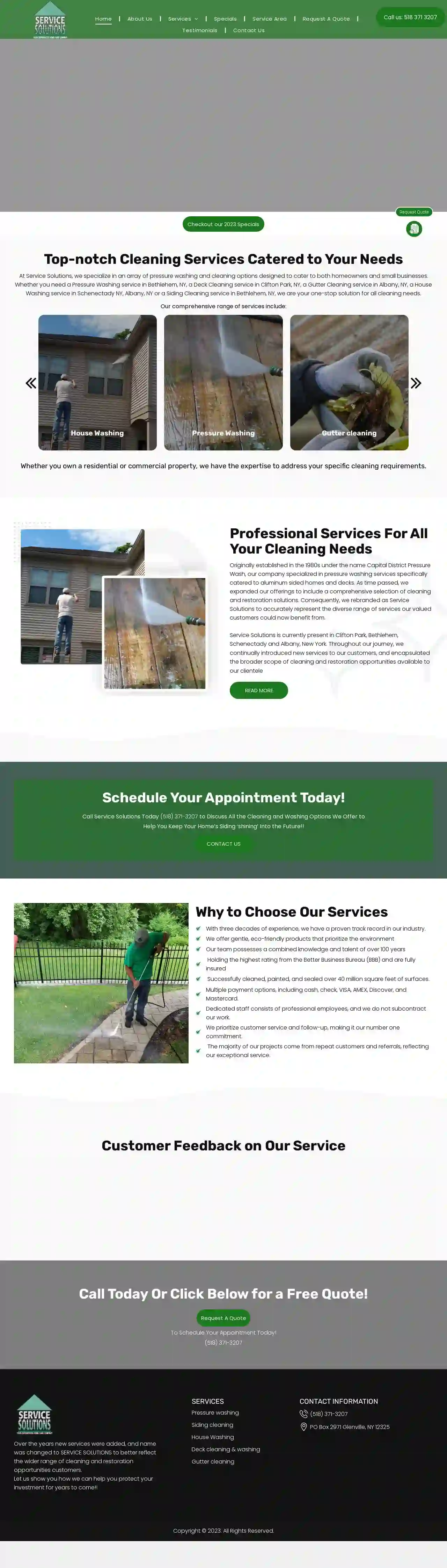 Service Solutions | Clean My Siding