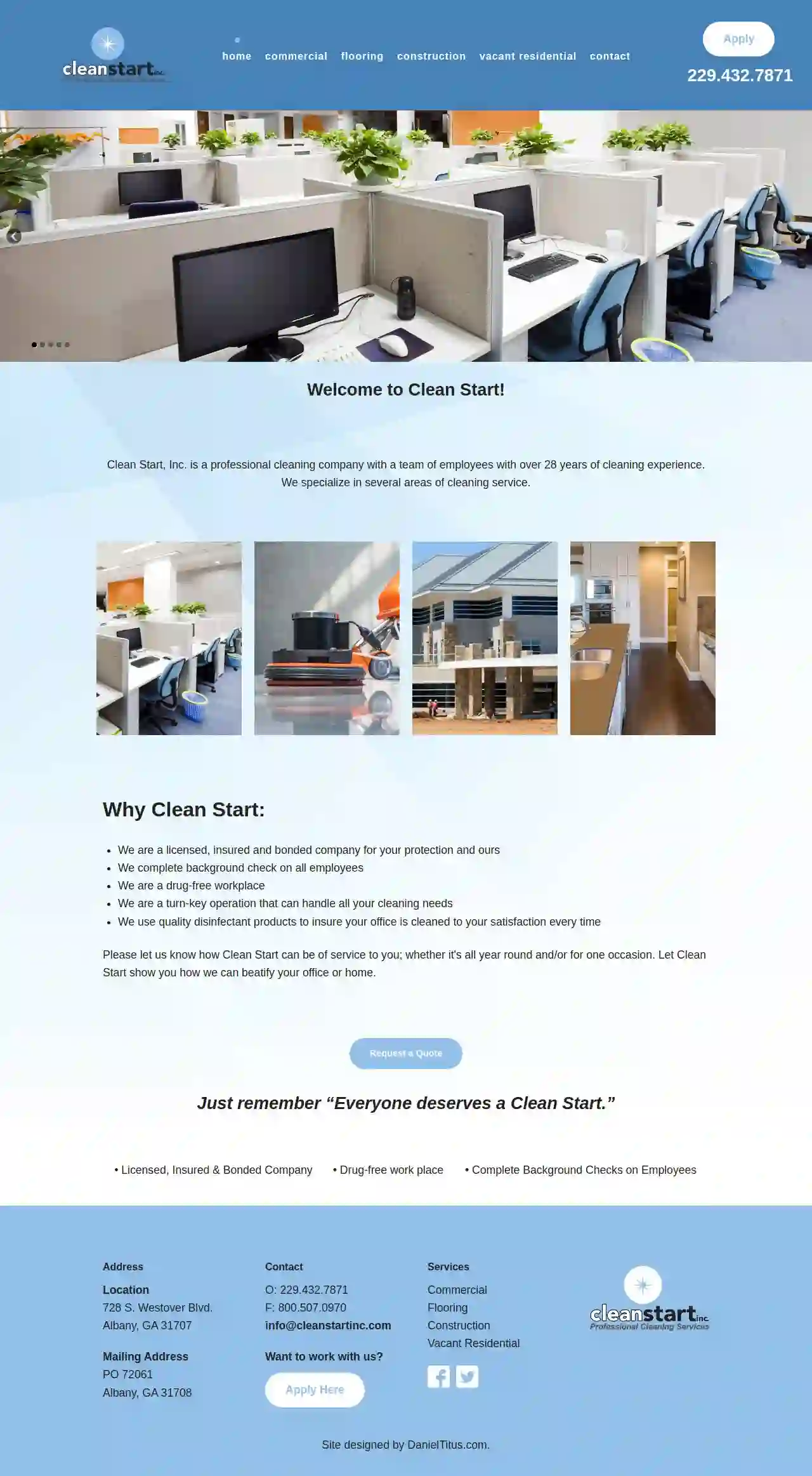 Clean Start, Inc.