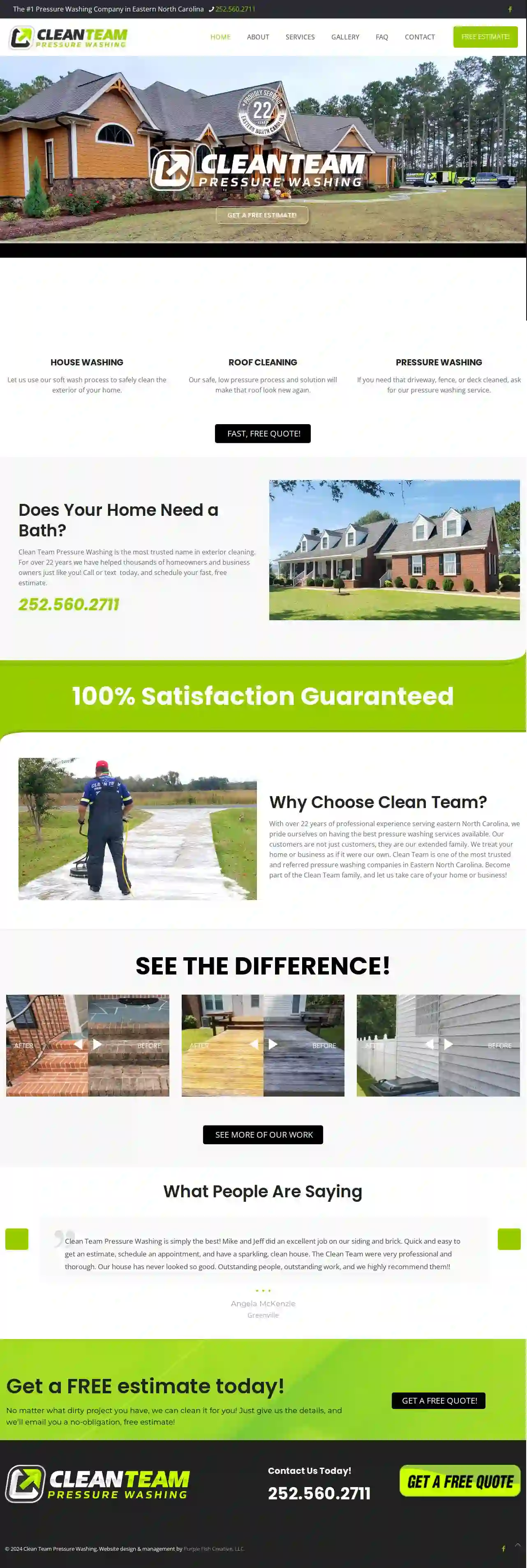 Clean Team Pressure Washing, Inc