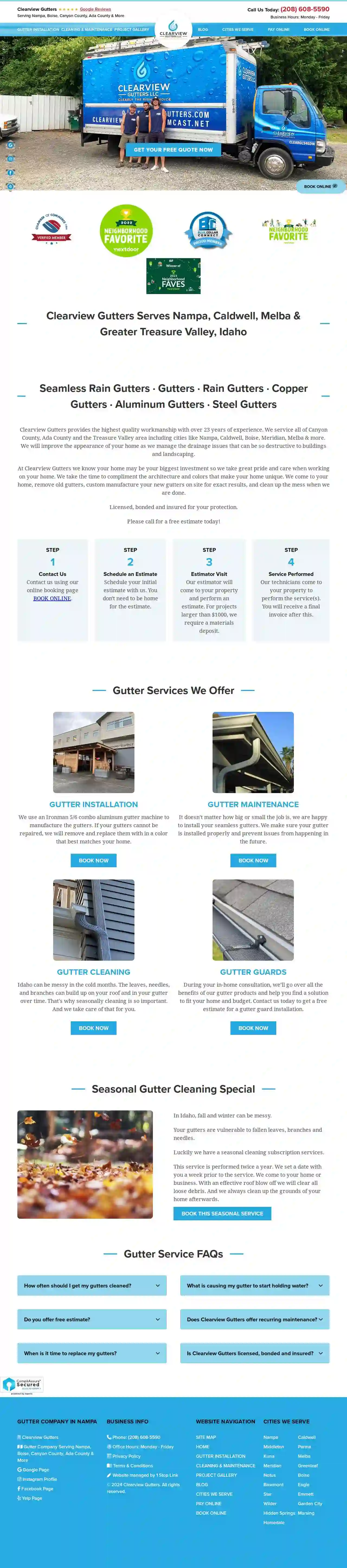 Clearview Gutters LLC, Inc.