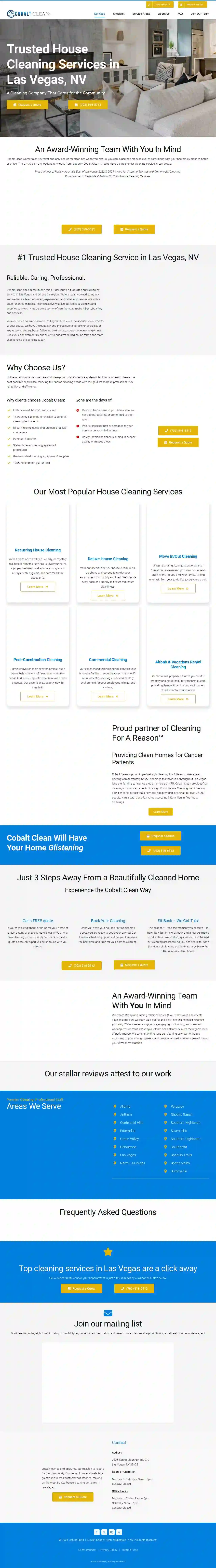 Cobalt Clean House Cleaning of Las Vegas