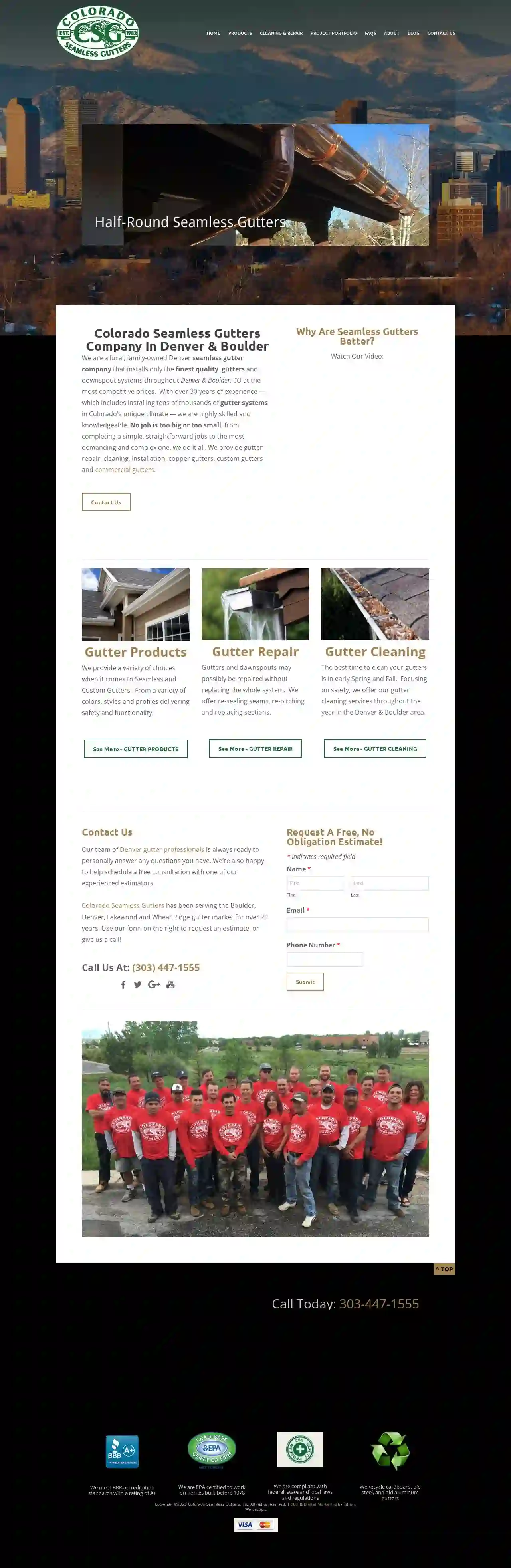 Colorado Seamless Gutters