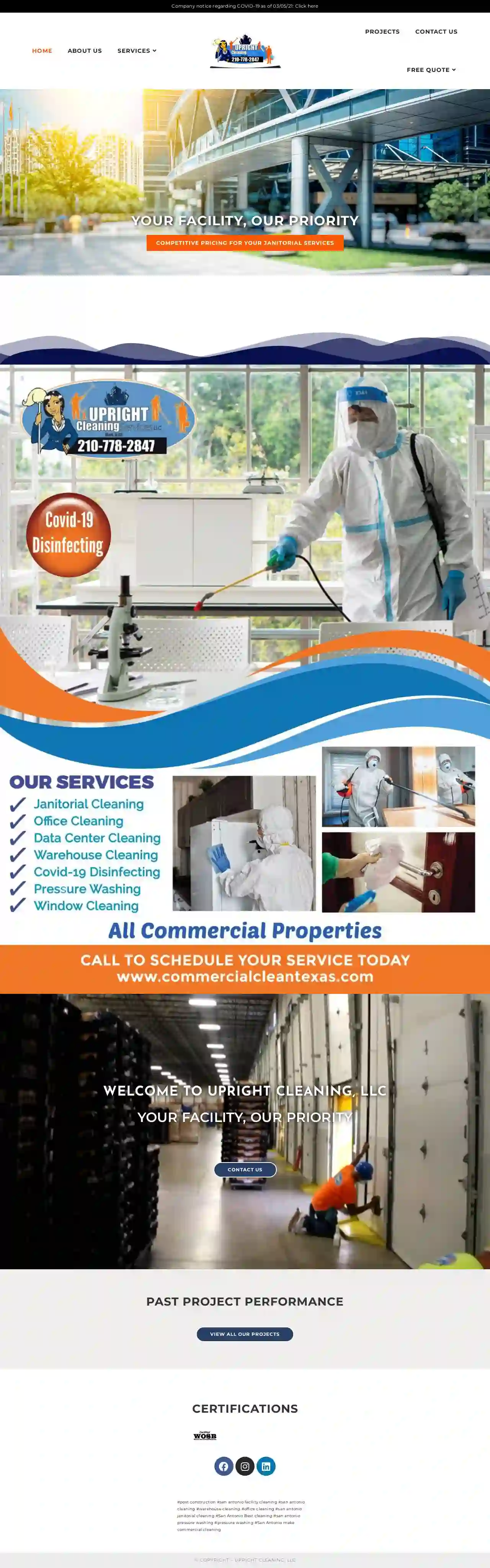 Upright Cleaning, LLC - San Antonio, Tx