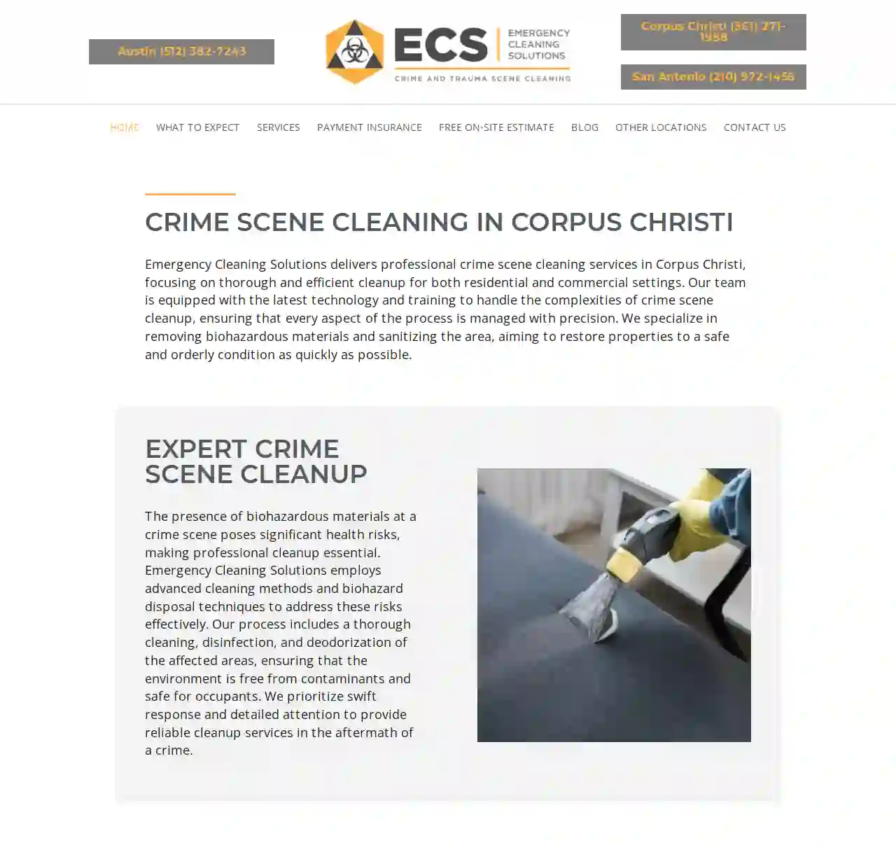 ECS Crime & Trauma Scene Cleaning