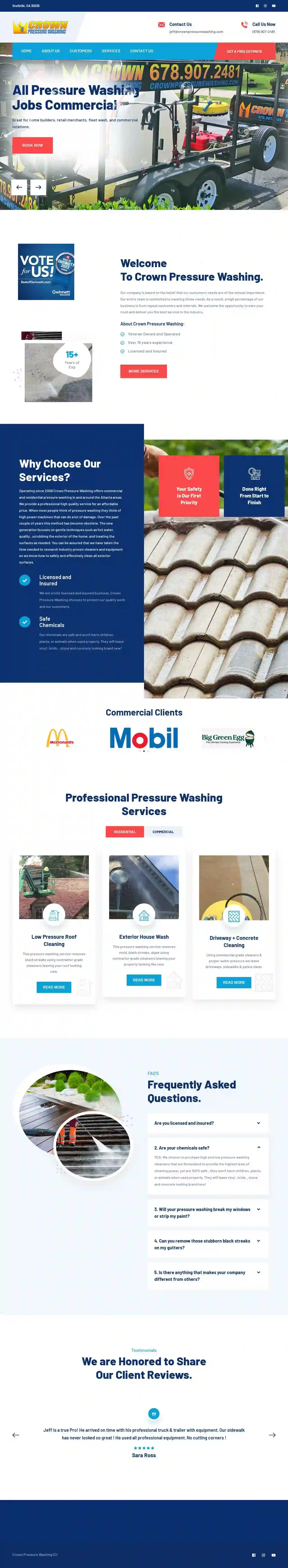 Crown Pressure Washing