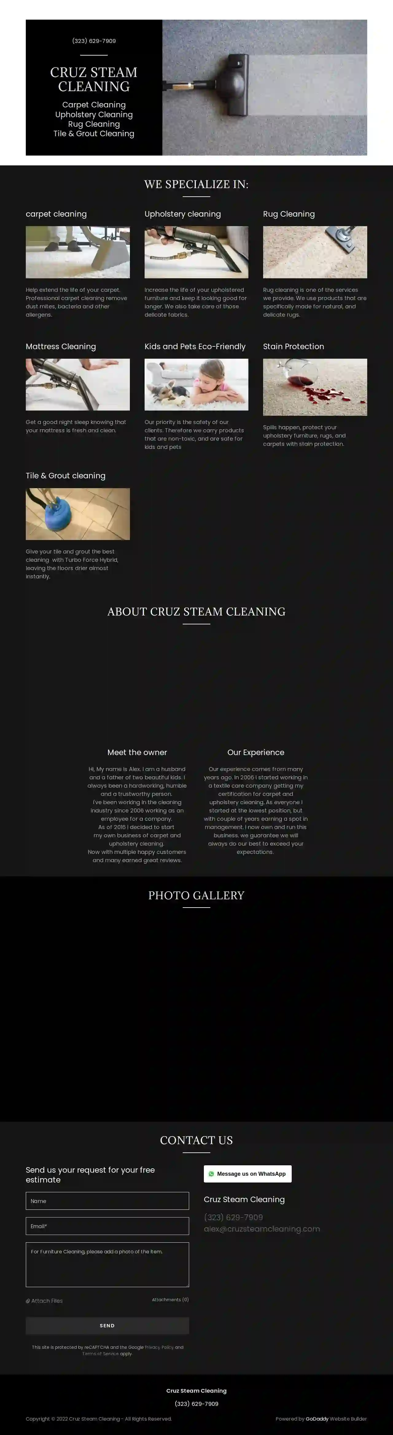 Cruz Steam Cleaning