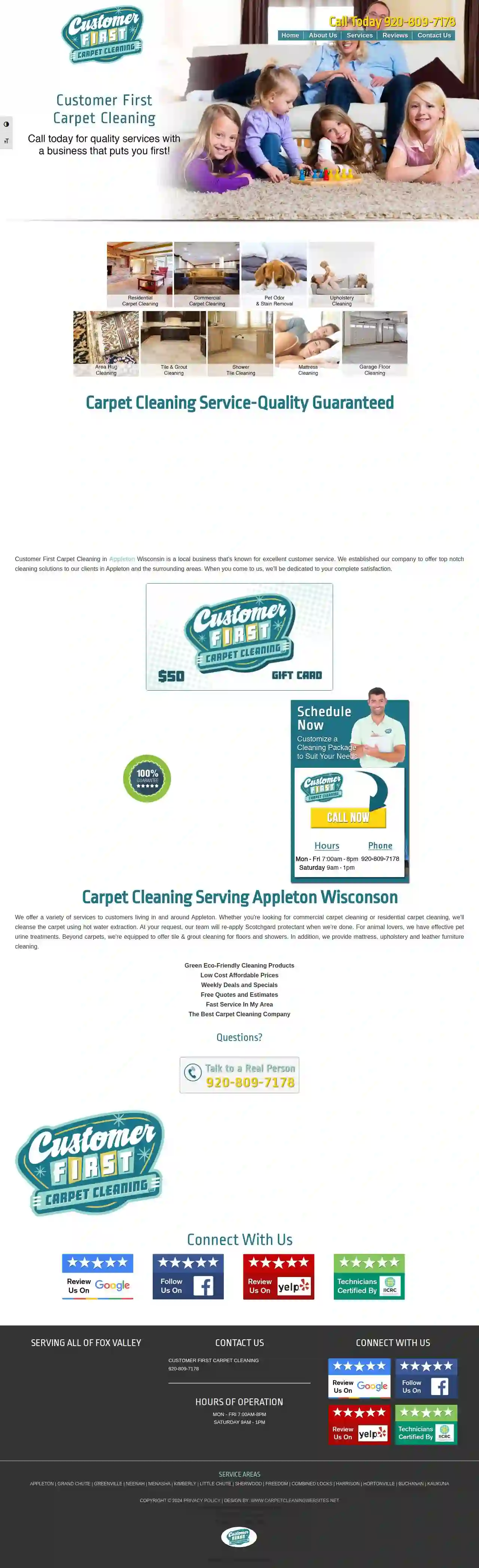 Customer First Carpet Cleaning