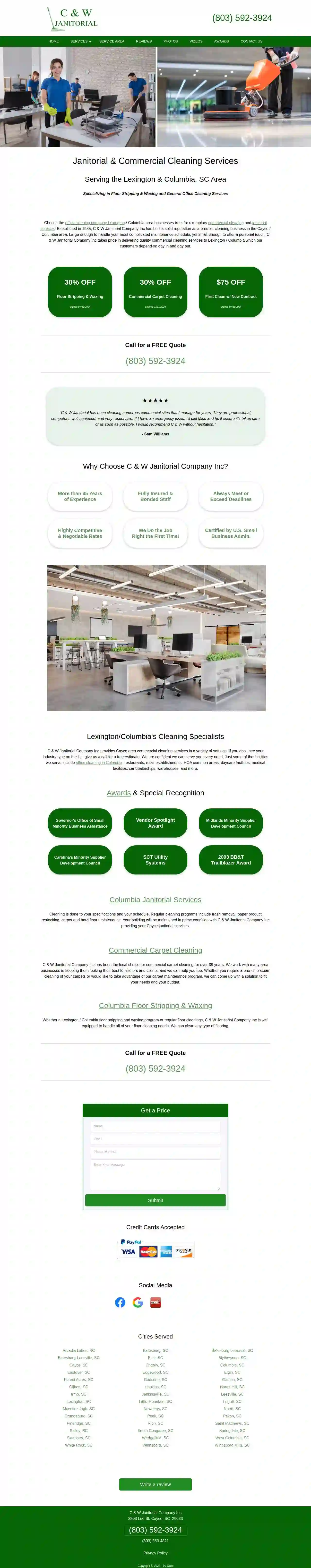 C & W Janitorial Company Inc