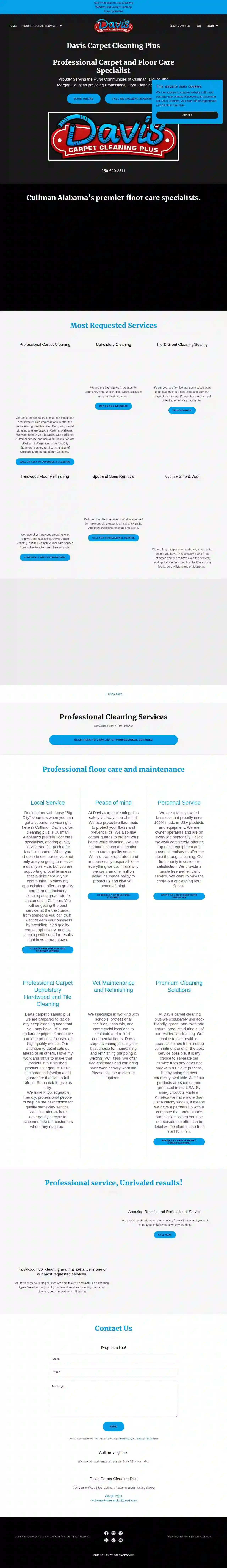 Davis Carpet Cleaning Plus