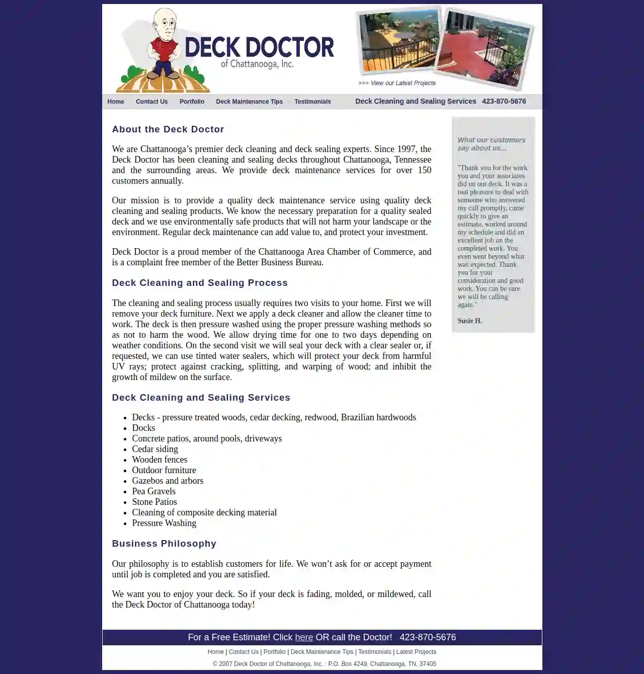 Deck Doctor of Chattanooga, Inc.