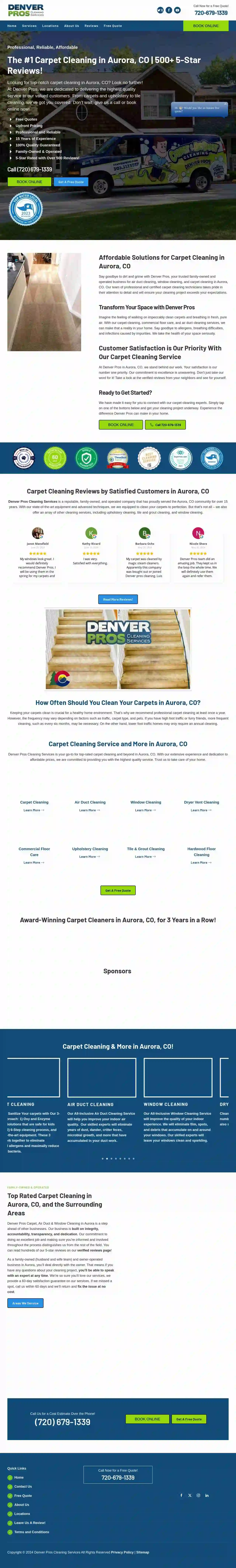 Denver Pros Carpet Air Duct and Window Cleaning