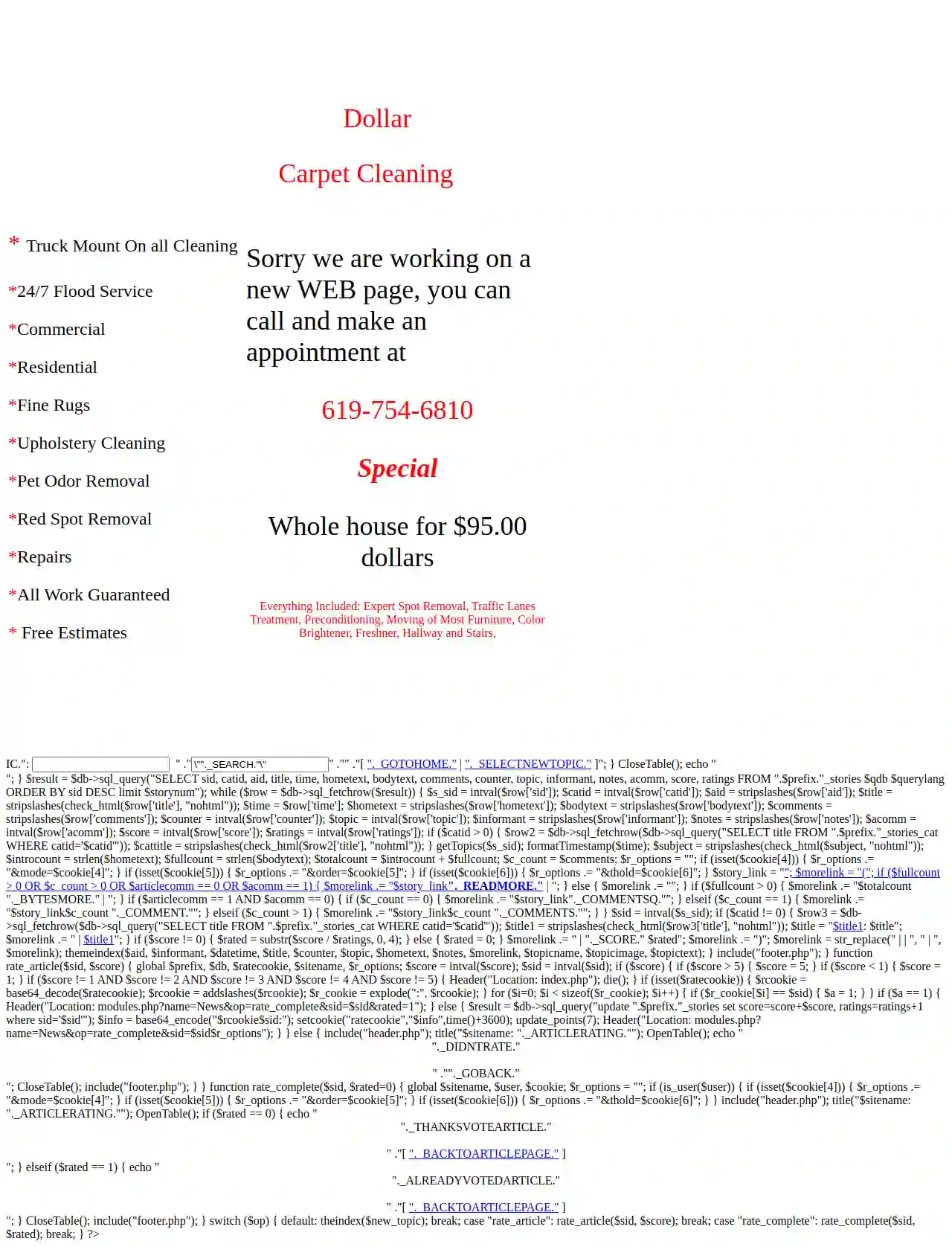 Dollar Carpet Cleaning