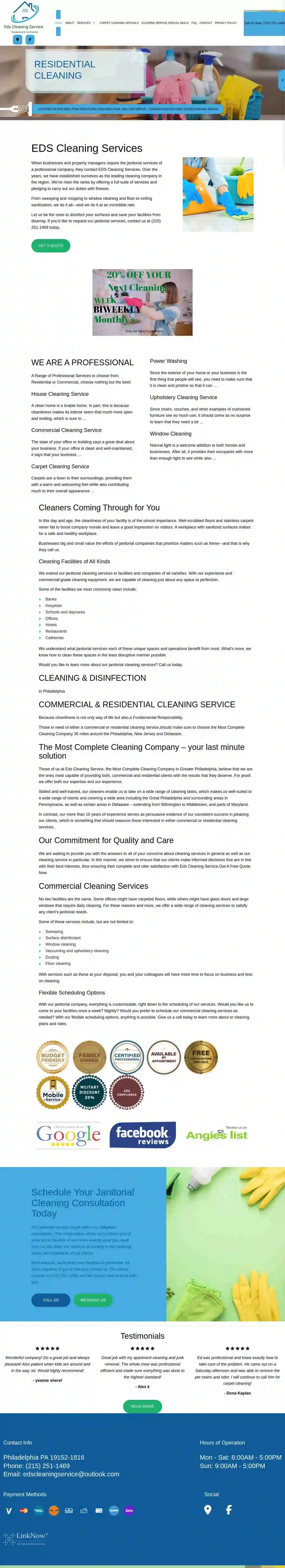 EDS Cleaning Services