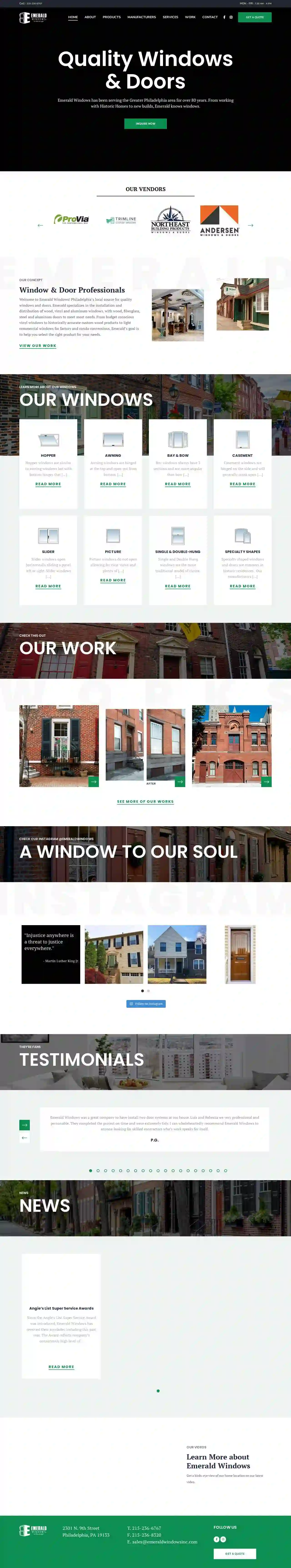 Emerald Windows