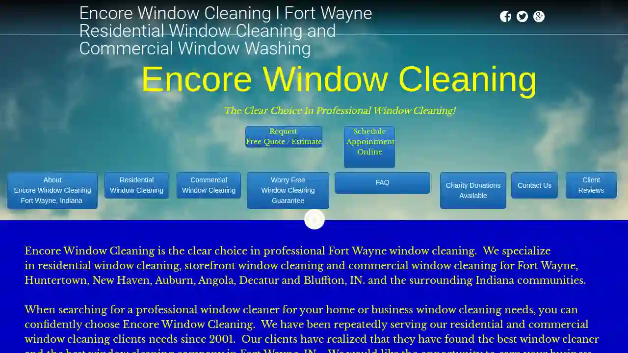 ENCORE WINDOW CLEANING