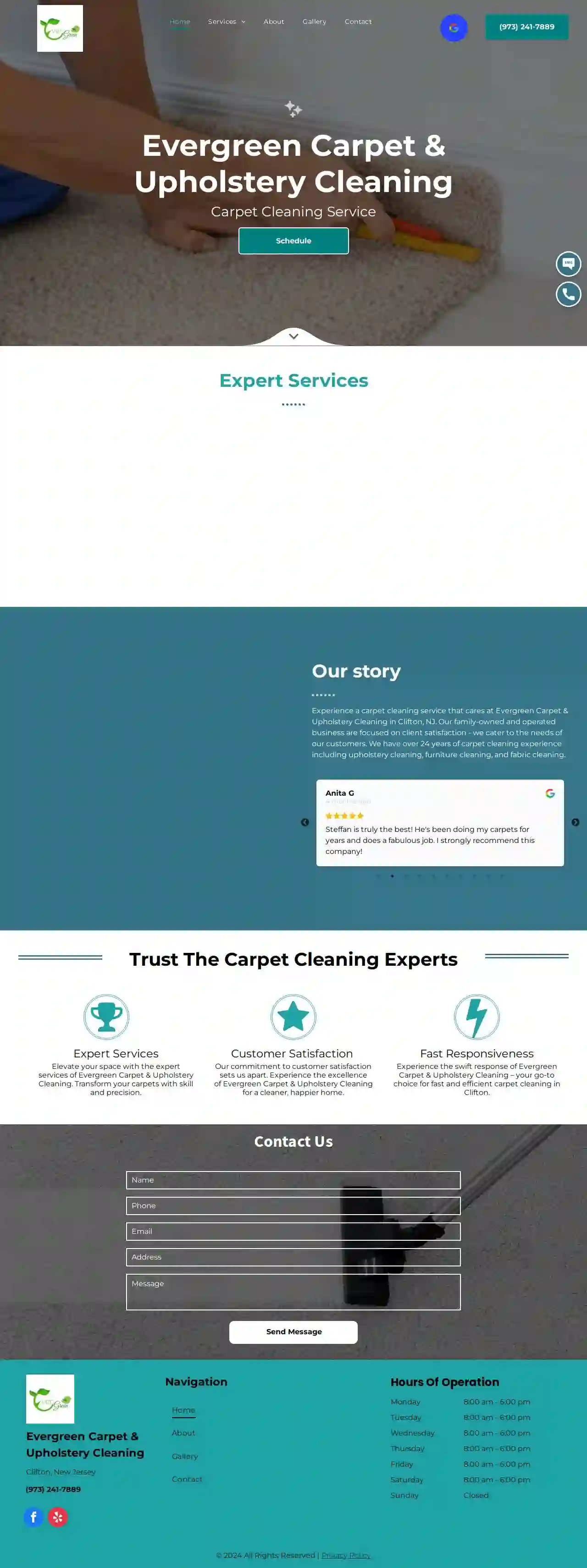 Evergreen Carpet & Upholstery Cleaning