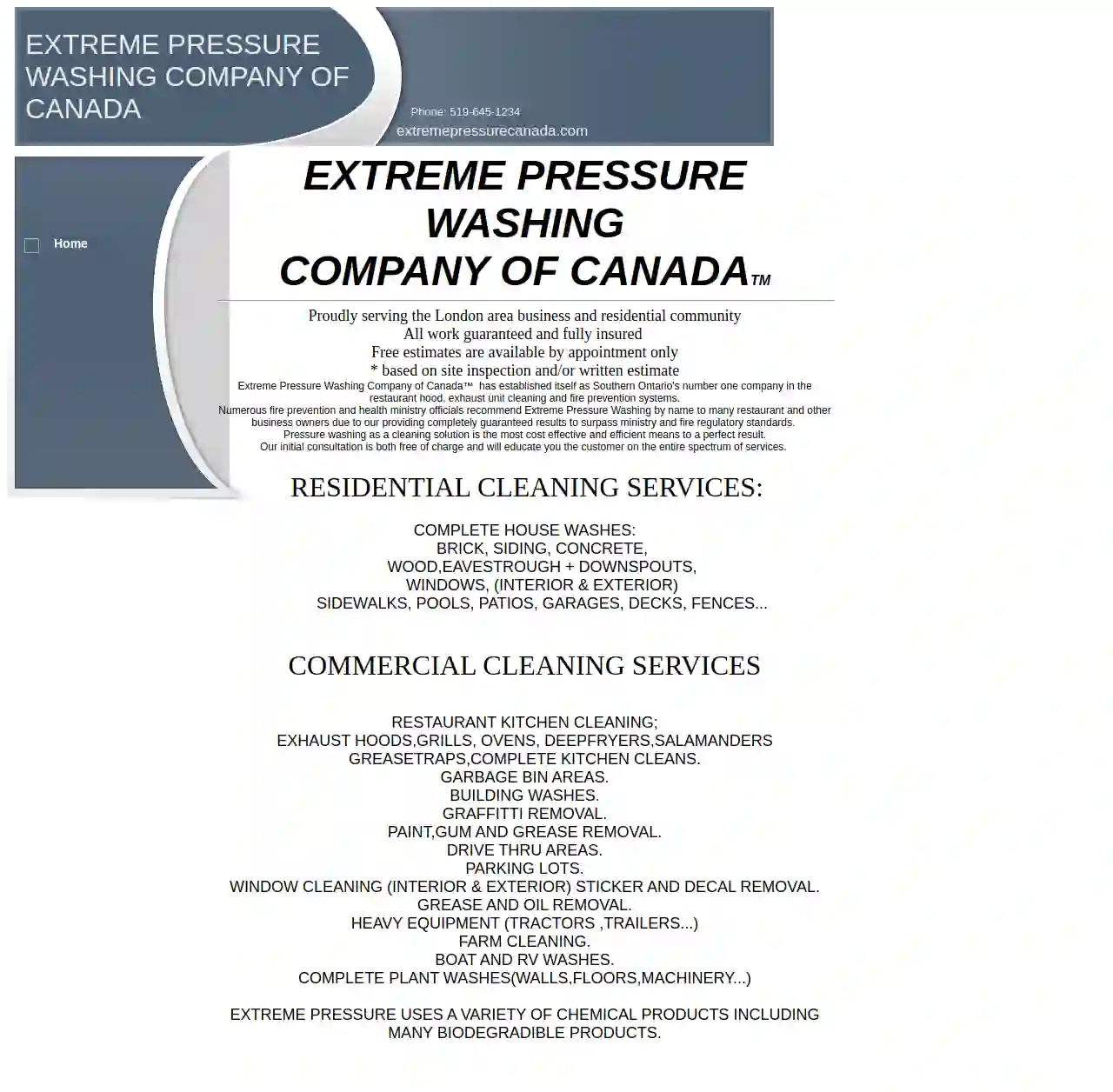 Extreme Pressure Washing Company of Canada