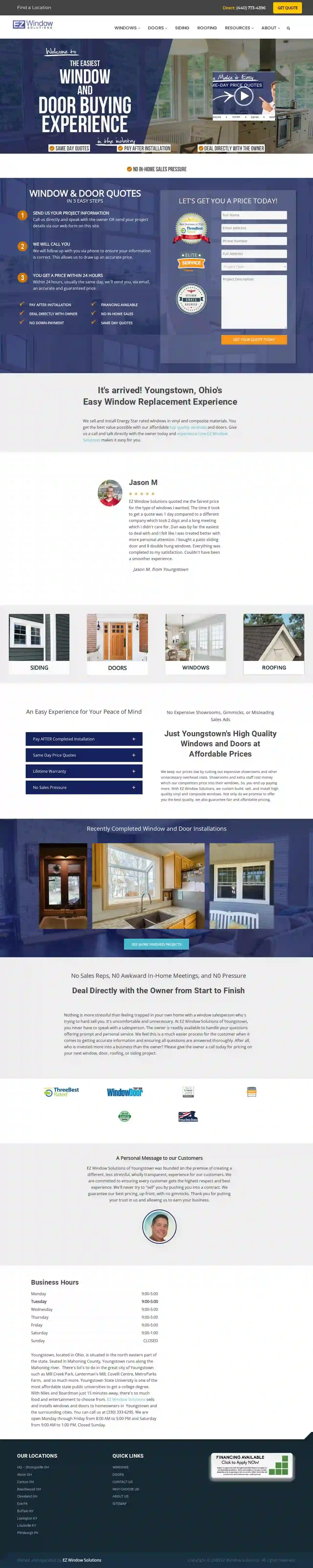 EZ Window Solutions of Youngstown