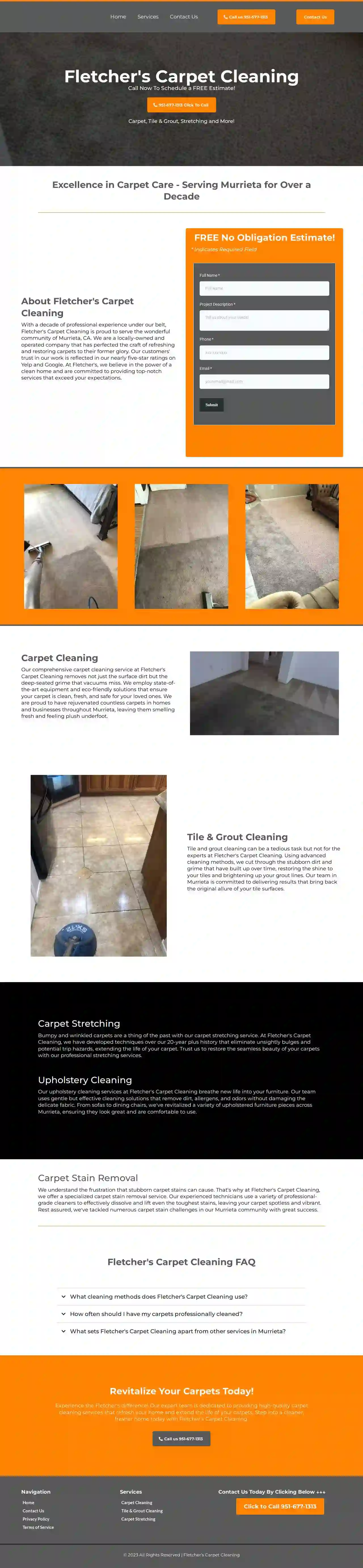 Fletcher's Carpet Cleaning - Murrieta