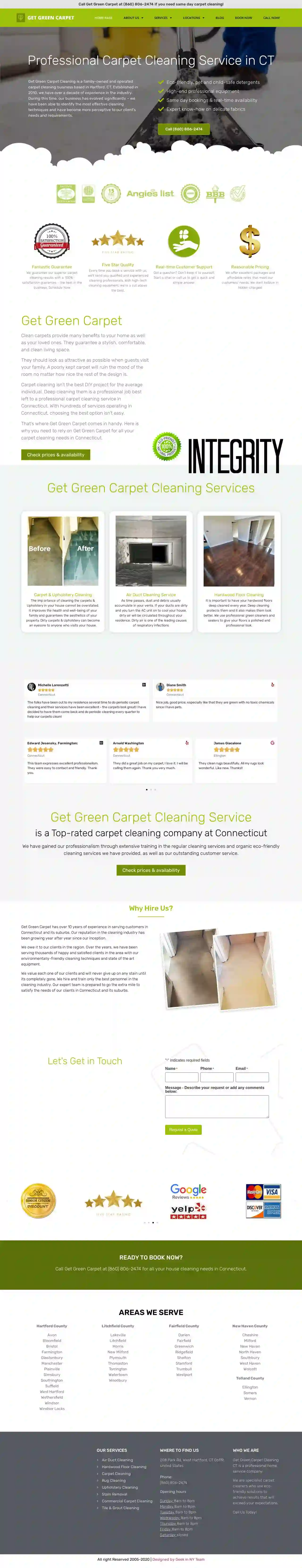 Get Green Carpet Cleaning - Hartford CT