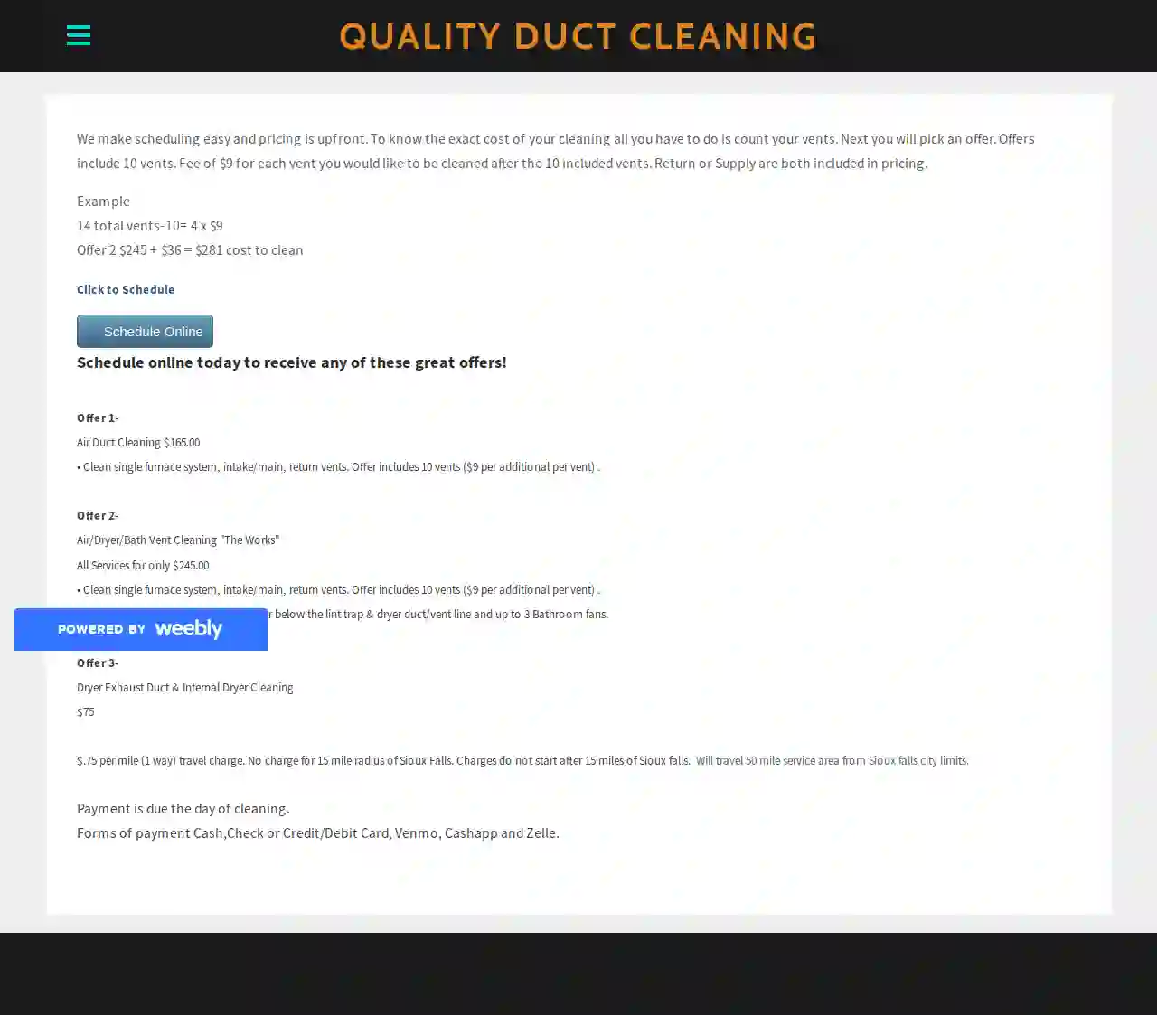 Quality Duct Cleaning