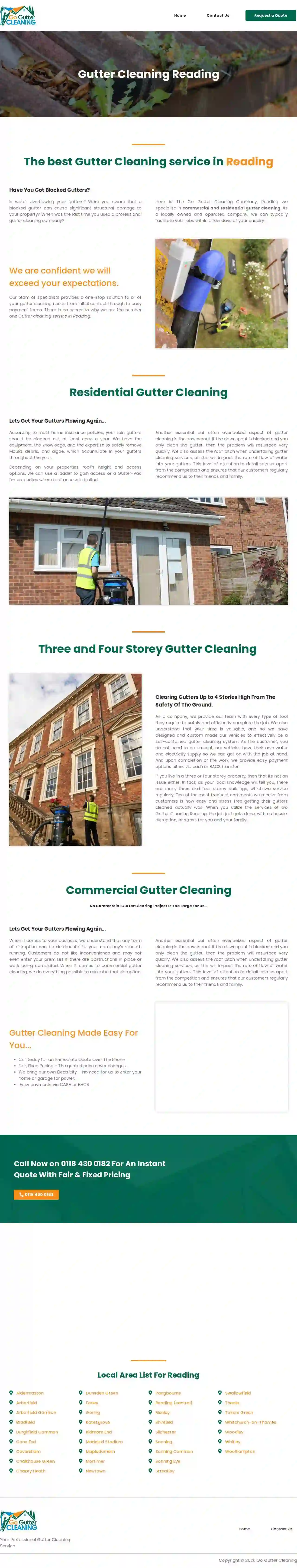 Go Gutter Cleaning Reading