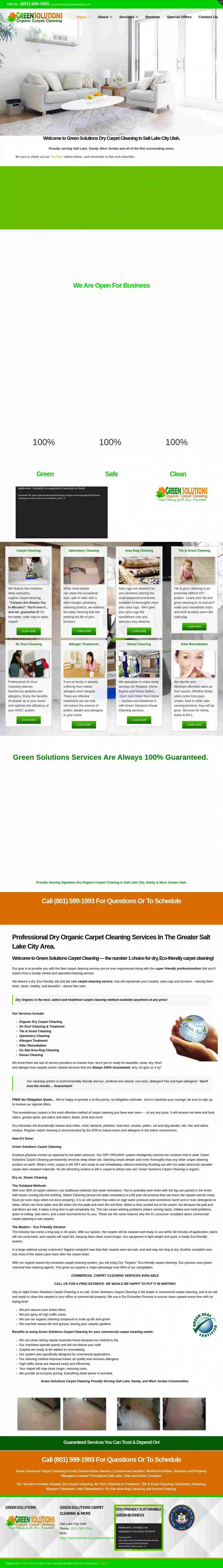 Green Solutions Carpet Cleaning