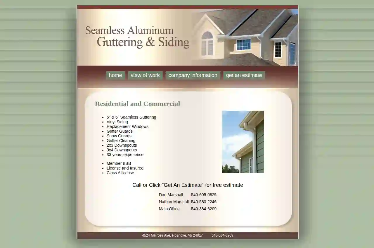 Seamless Aluminum Guttering Co