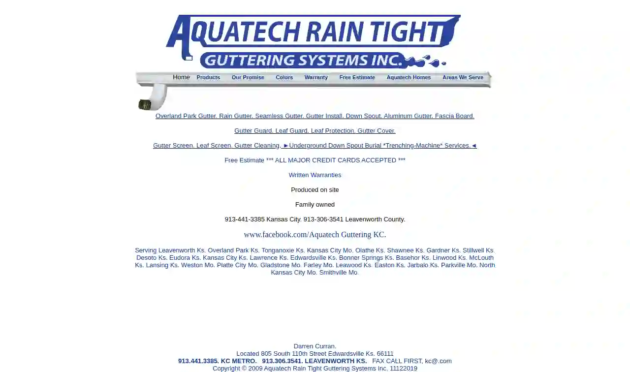 Aquatech Rain Tight Guttering