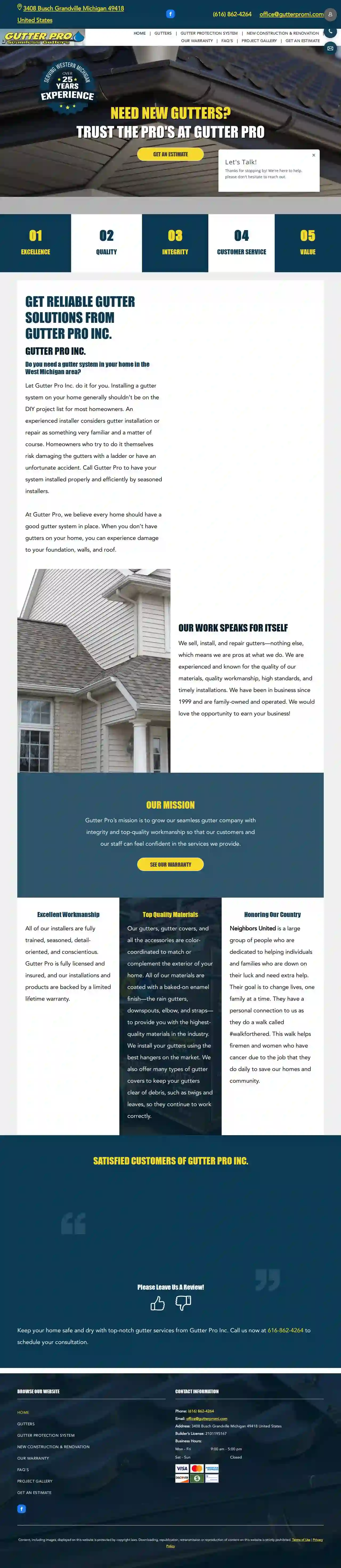 Gutter Pro Seamless Gutters