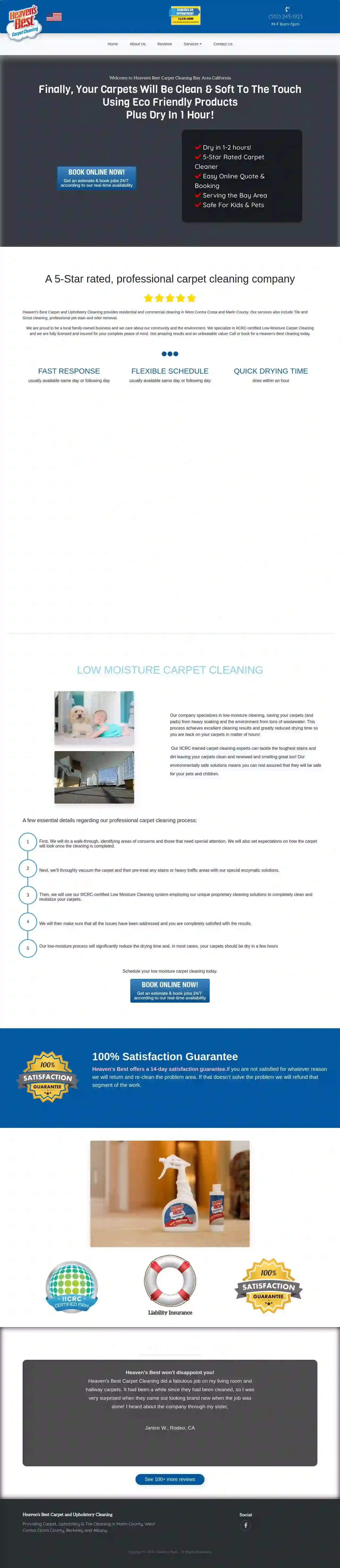 Heaven's Best Carpet and Upholstery Cleaning