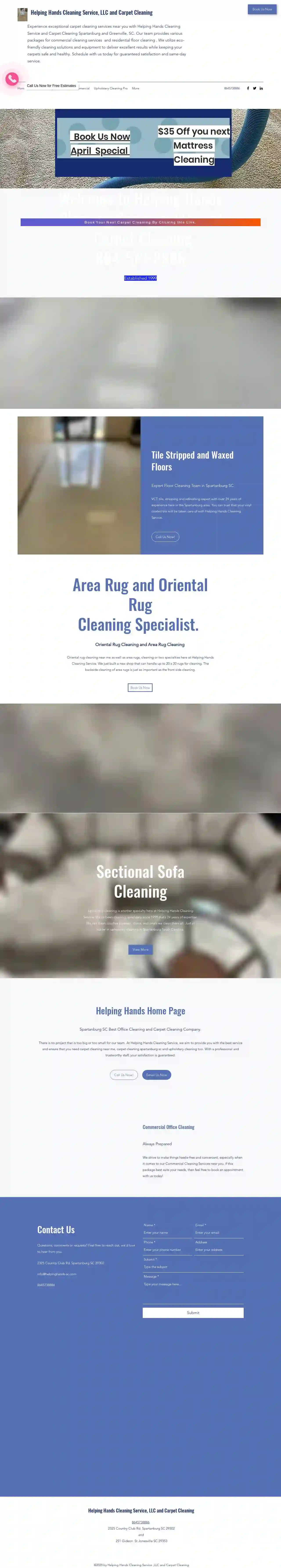 Helping Hands Cleaning Service, LLC and Carpet Cleaning