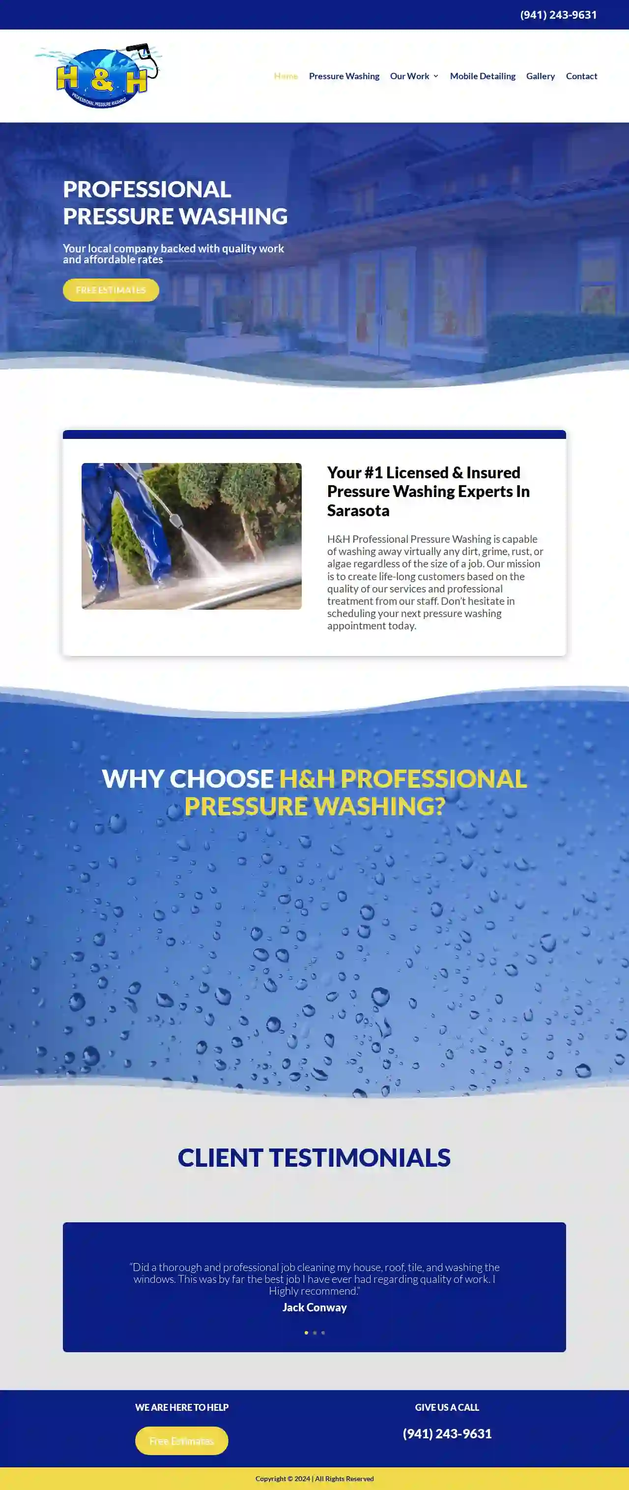 H & H Professional Pressure Washing