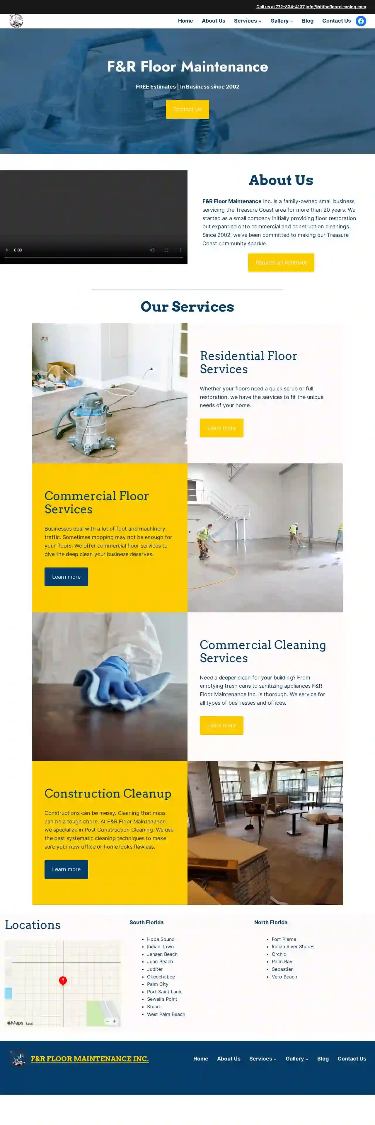 F&R Floor Maintenance & Commercial Cleaning Inc.