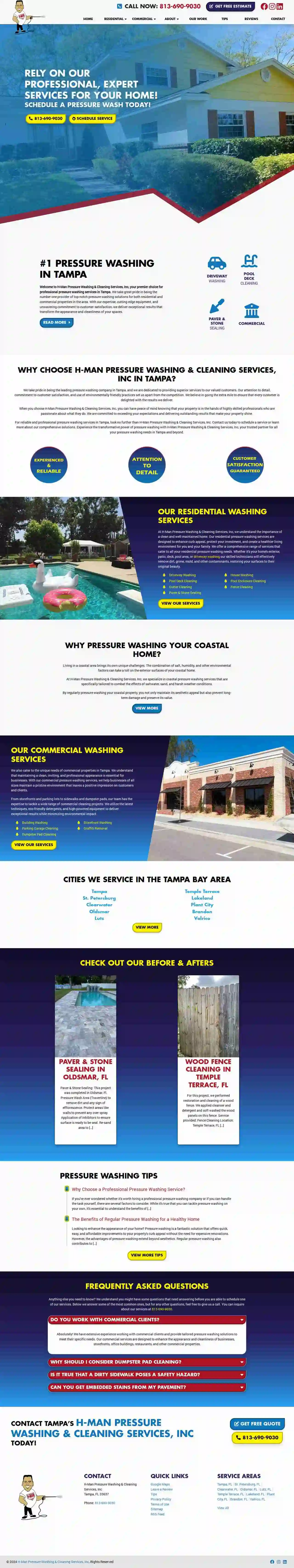 H-Man Pressure Washing & Cleaning Services, Inc.