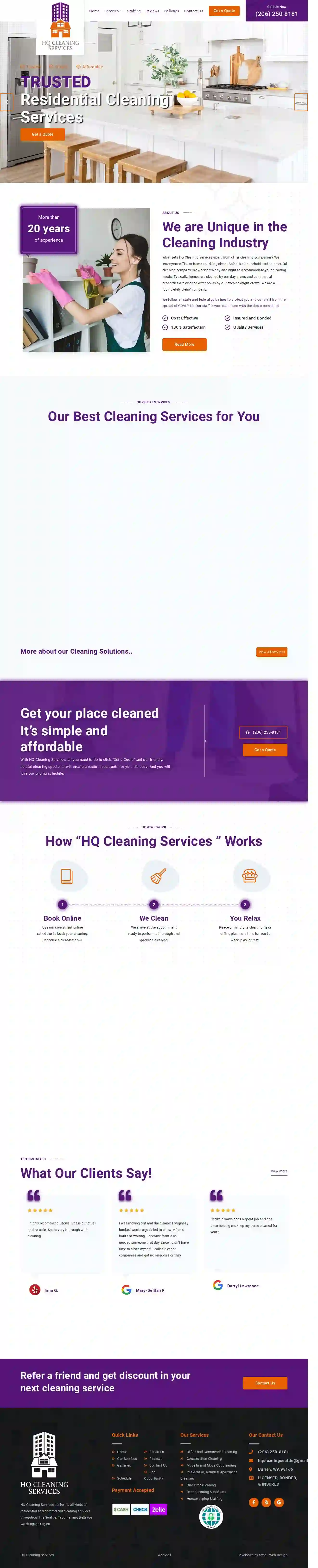 HQ Cleaning Services, LLC