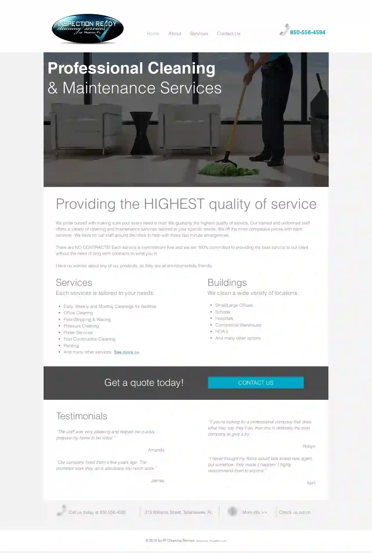 Inspection Ready Cleaning Services Tallahassee