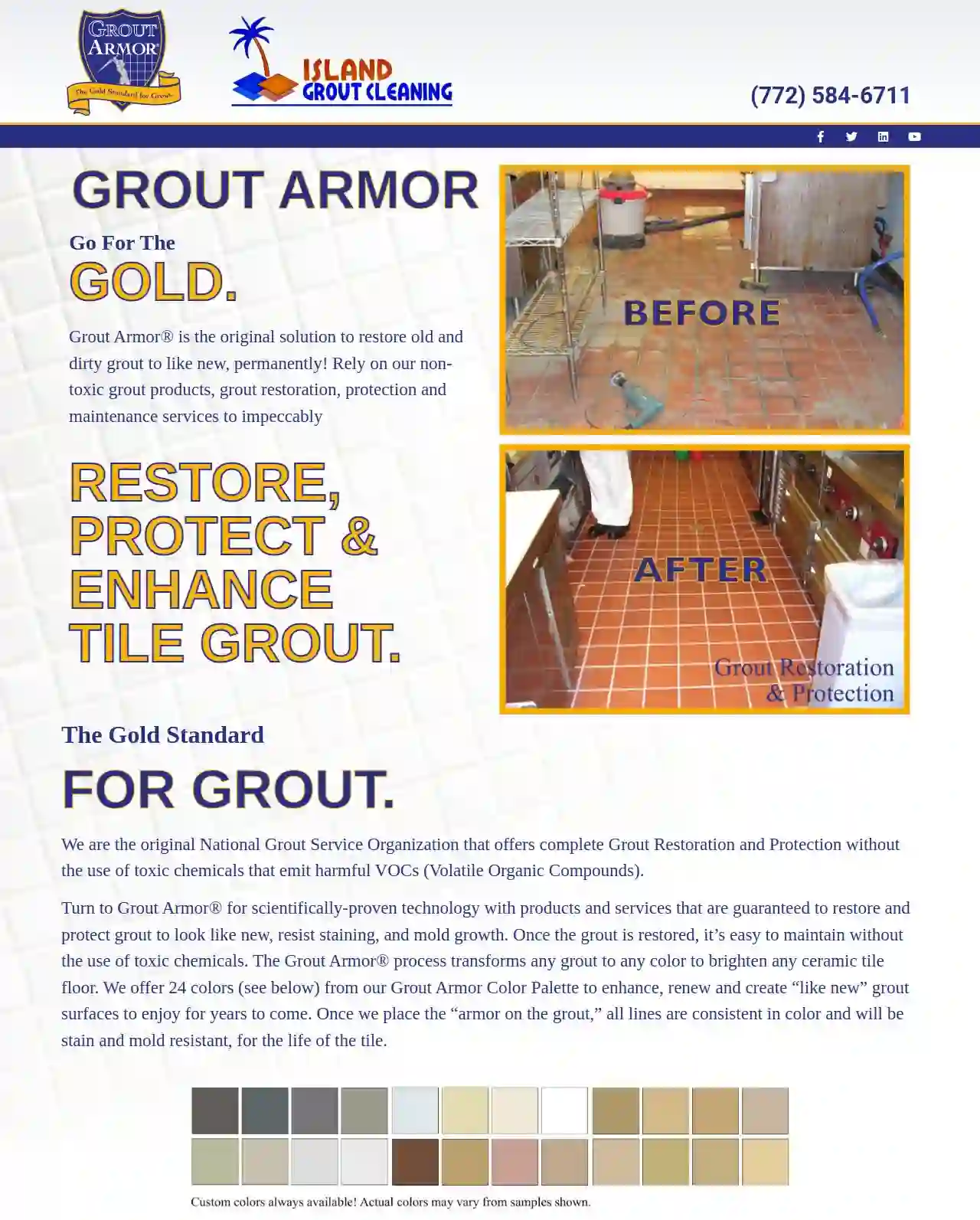 Island Grout Cleaning