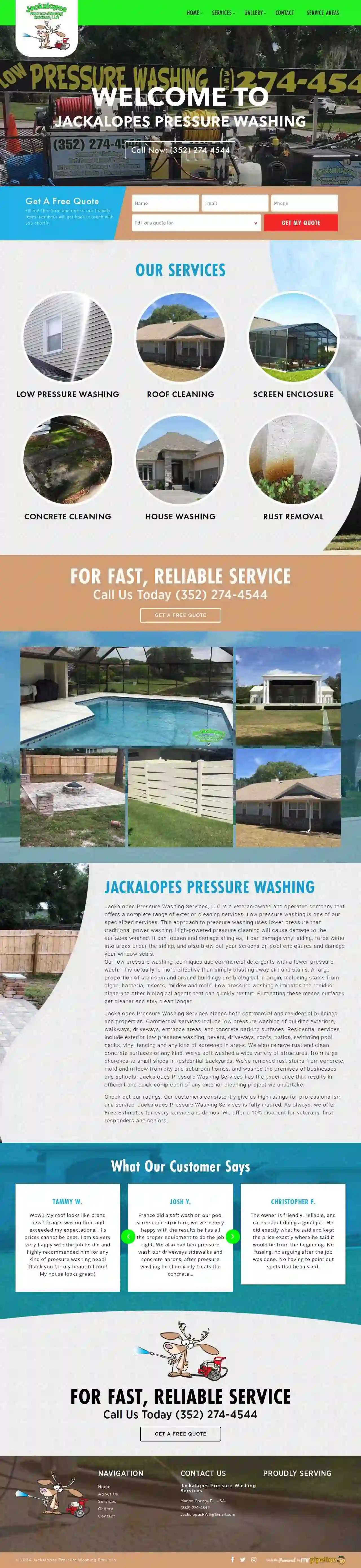 Jackalopes Pressure Washing Services