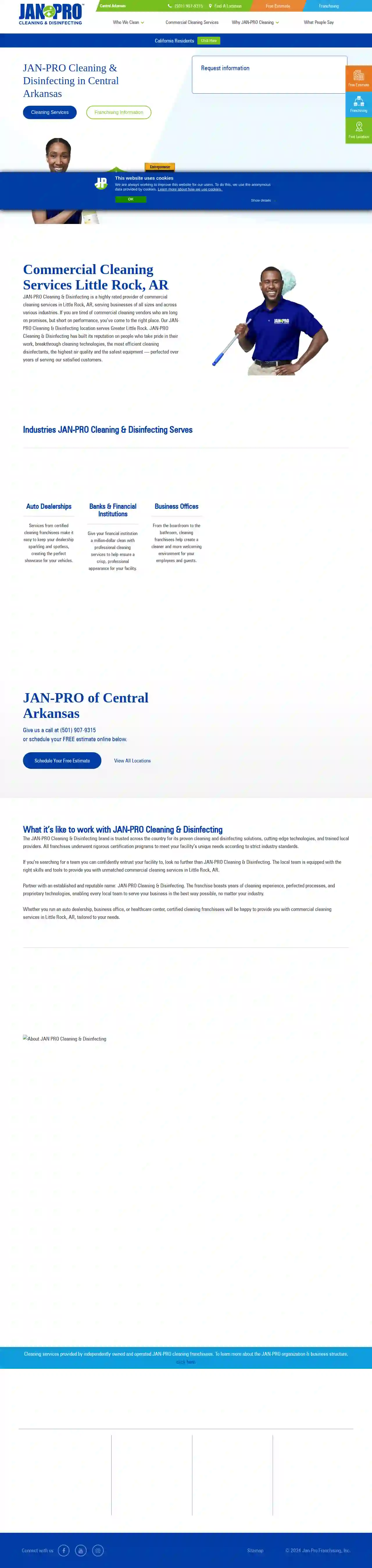 JAN-PRO Cleaning & Disinfecting in Arkansas