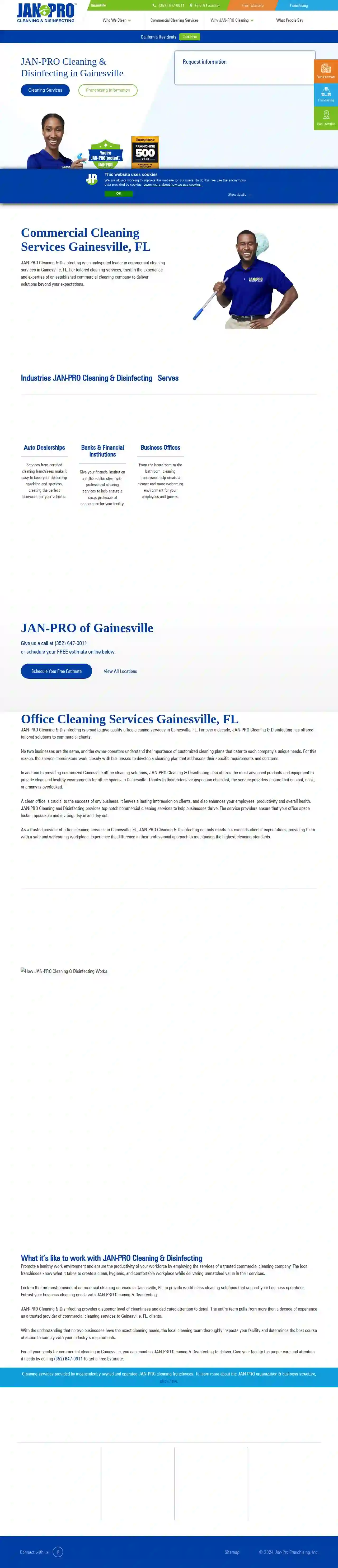 JAN-PRO Cleaning & Disinfecting in Gainesville