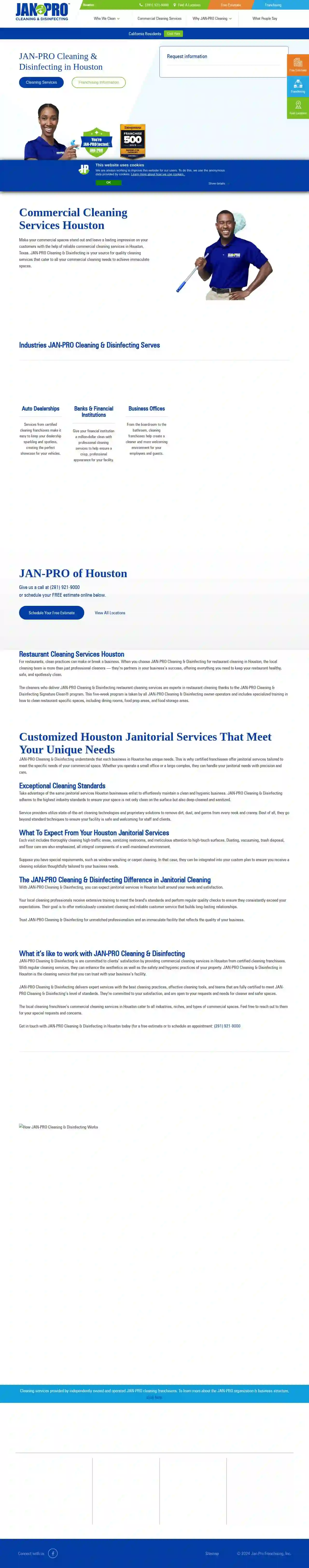 JAN-PRO Cleaning & Disinfecting in Houston