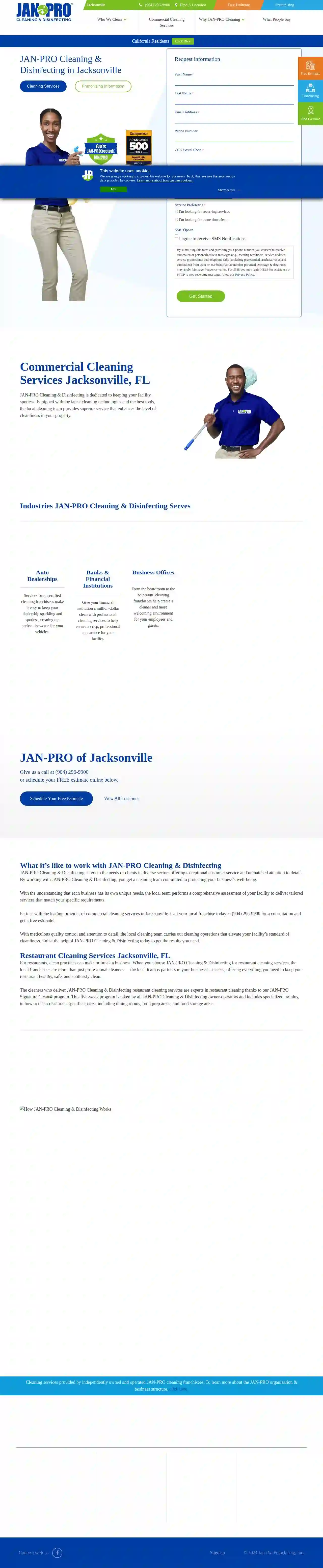 JAN-PRO Cleaning & Disinfecting in Jacksonville