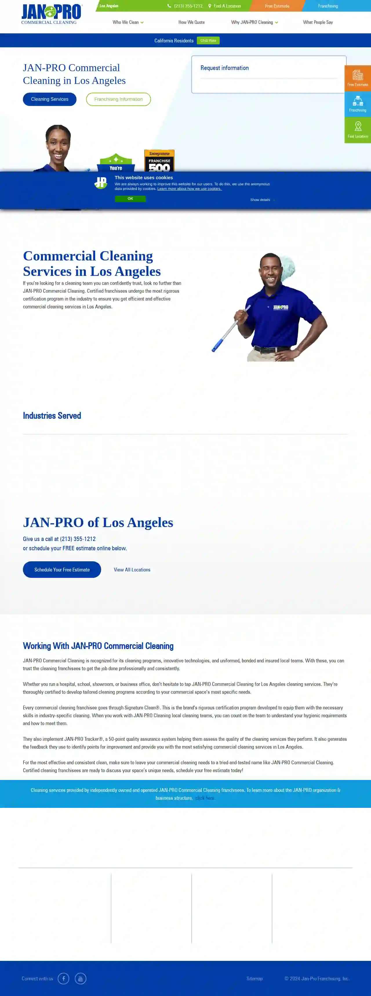 JAN-PRO Commercial Cleaning in Los Angeles