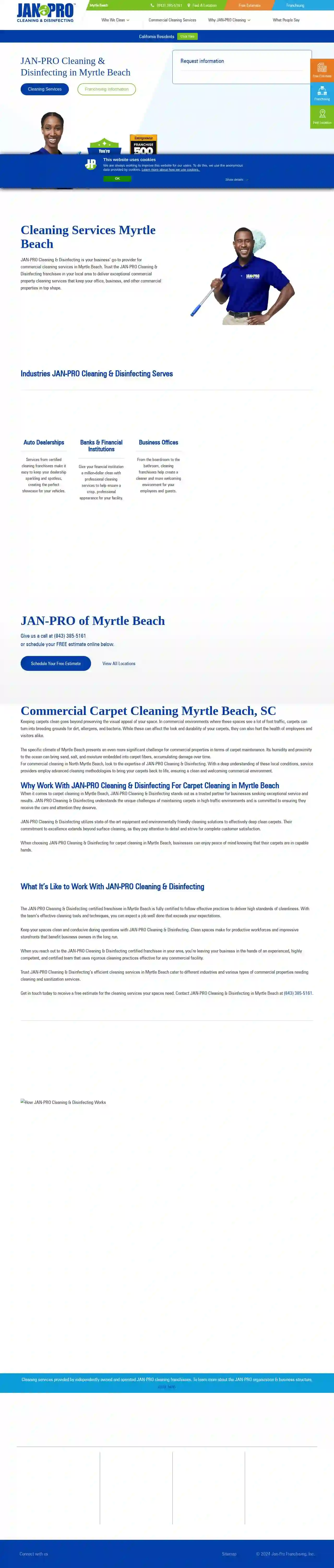 JAN-PRO Cleaning & Disinfecting in Myrtle Beach